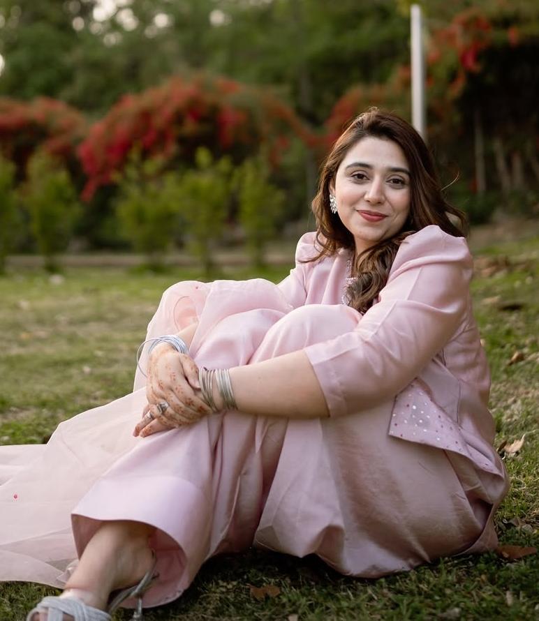 Elegant Baby Pink Organza 3-Piece Suit | Formal/Eid/Party Wear for Women